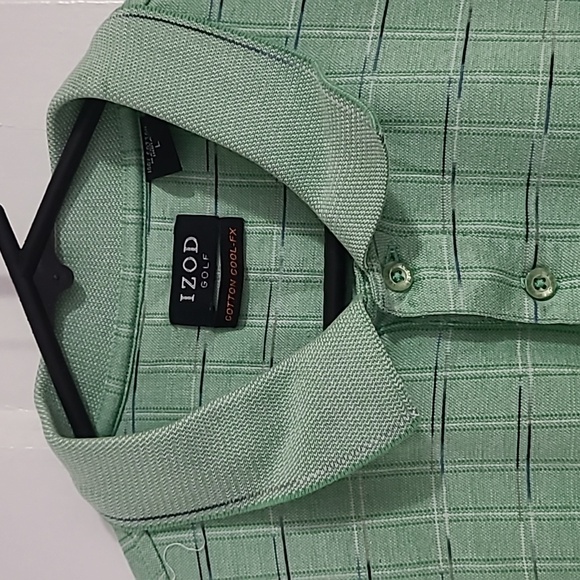 IZOD GOLF MEN'S SHORT SLEEVE SHIRT - Picture 2 of 9